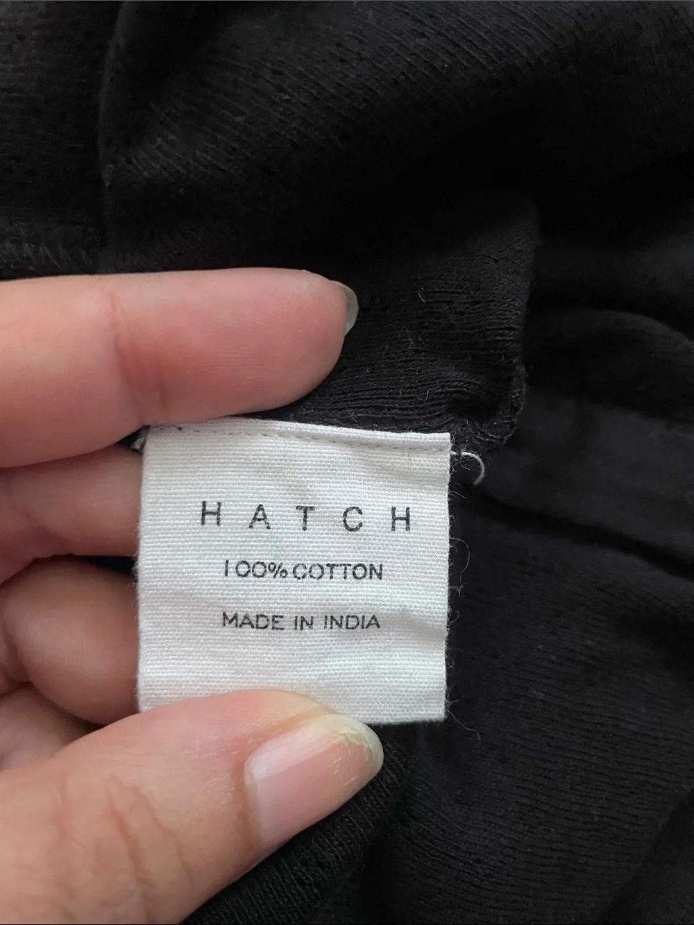 Hatch The 24/7 Black Nursing Wide Leg Maternity Jumpsuit Sz 1/Small - Picture 10 of 11